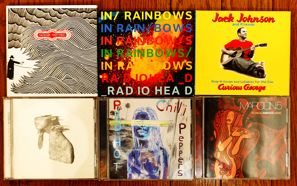 Radiohead、トム・ヨーク、ColdplayのCD買取
